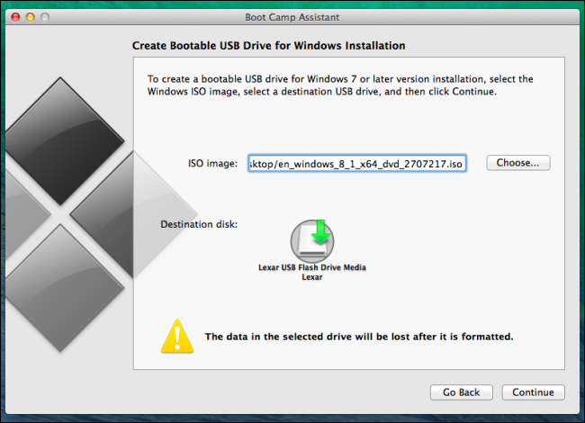 How to mount iso on mac for bootable usb in windows