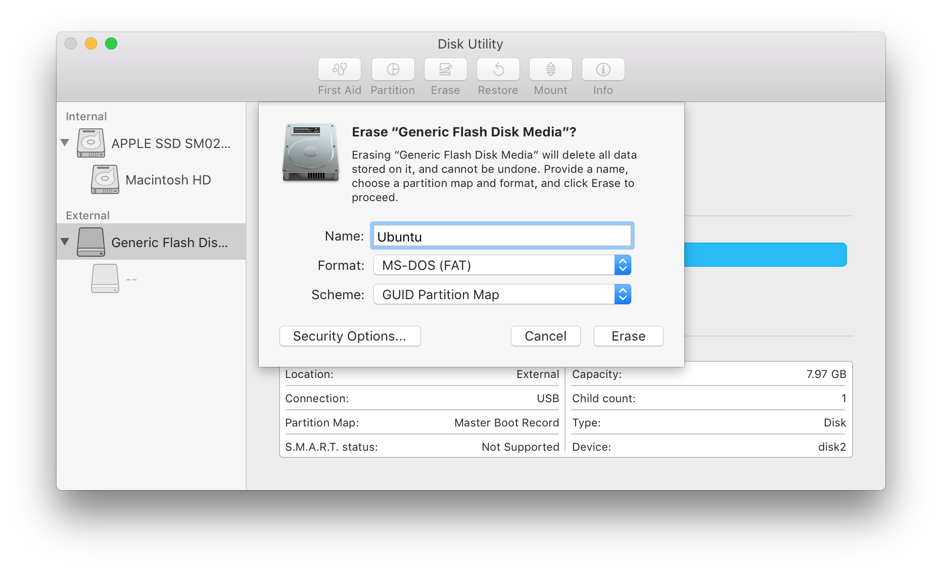 create a bootable usb for a mac